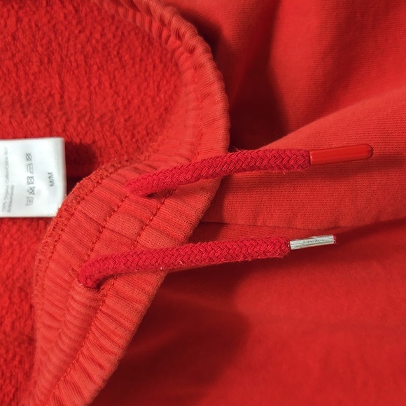 Anine Bing Sport Tyler Jogger Sweatpants Red Size M Oversized Organic Cotton - Picture 13 of 13